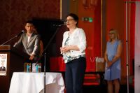Humaniści na start - przemawia Wice kurator Maria Mazurkiewicz