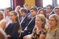 Humaniści na start - widownia na koncercie smyczkowym